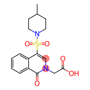 [4-[(4-甲基哌啶-1-基)磺酰基]-1-氧代异喹啉-2(1H)-基]乙酸