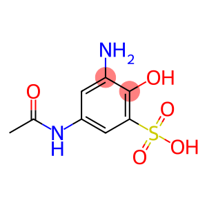 2-hydroxy-3-amino-5-acetamidobenzenesulfonic acid