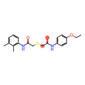 2-{[2-(2,3-dimethylanilino)-2-oxoethyl]sulfanyl}-N-(4-ethoxyphenyl)acetamide