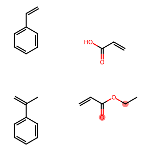 2-Propenoic acid, polymer with ethenylbenzene, ethyl 2-propenoate and (1-methylethenyl)benzene