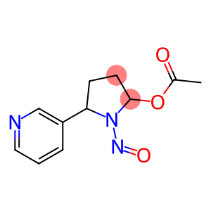 2-Pyrrolidinol, 1-nitroso-5-(3-pyridinyl)-, 2-acetate