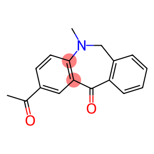 2-Acetyl-5,6-dihydro-5-methyl-11H-dibenz[b,e]azepin-11-one