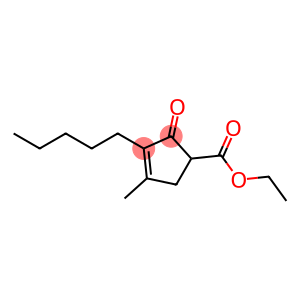 3-Cyclopentene-1-carboxylic acid, 4-methyl-2-oxo-3-pentyl-, ethyl ester