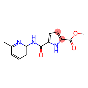 1H-Pyrrole-2-carboxylic acid, 5-[[(6-methyl-2-pyridinyl)amino]carbonyl]-, methyl ester