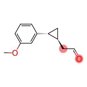 Cyclopropaneacetaldehyde, 2-(3-methoxyphenyl)-, (1R,2S)-rel- (9CI)