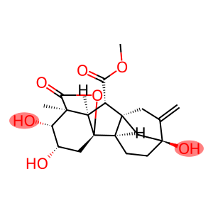 2β,3β,4aα,7-Tetrahydroxy-1-methyl-8-methylene-10β-(methoxycarbonyl)gibbane-1α-carboxylic acid 1,4a-lactone