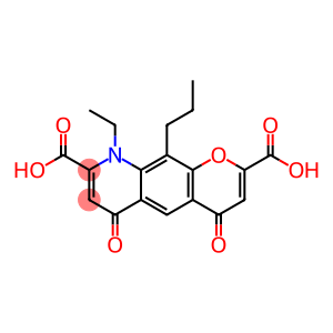 4H-pyrano[3,2-g]quinoline-2,8-dicarboxylic acid, 9-ethyl-6,9-dihydro-4,6-dioxo-10-propyl-