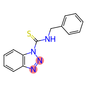Benzotriazole-1-carbothioic  acid  benzylamide,  N-(Phenylmethyl)-1H-benzotriazole-1-carbothioamide