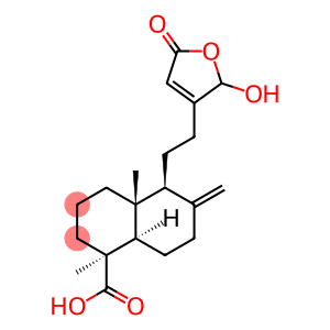 1-Naphthalenecarboxylic acid, 5-[2-(2,5-dihydro-2-hydroxy-5-oxo-3-furanyl)ethyl]decahydro-1,4a-dimethyl-6-methylene-, (1S,4aR,5S,8aR)-