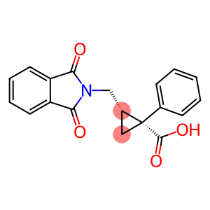 cis-1-Phenyl-2-(phthalimidomethyl)cyclopropanecarboxylic Acid