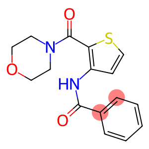 N-[2-(MORPHOLINOCARBONYL)-3-THIENYL]BENZENECARBOXAMIDE