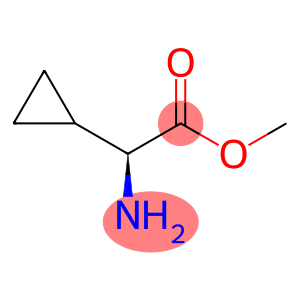Cyclopropaneacetic acid, α-amino-, methyl ester, (αS)-