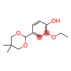 Phenol, 4-(5,5-dimethyl-1,3-dioxan-2-yl)-2-ethoxy-