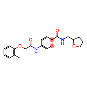 Benzamide, 4-[[2-(2-methylphenoxy)acetyl]amino]-N-[(tetrahydro-2-furanyl)methyl]-