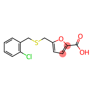 5-[(2-chlorophenyl)methylsulfanylmethyl]furan-2-carboxylic acid