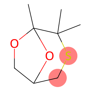 6,8-Dioxa-3-thiabicyclo[3.2.1]octane, 4,4,5-trimethyl-