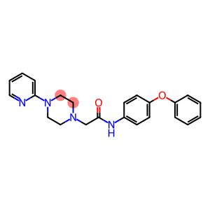 1-Piperazineacetamide, N-(4-phenoxyphenyl)-4-(2-pyridinyl)-