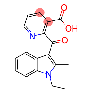 2-[(1-Ethyl-2-methyl-1H-indol-3-yl)carbonyl]-3-pyridinecarboxylic acid