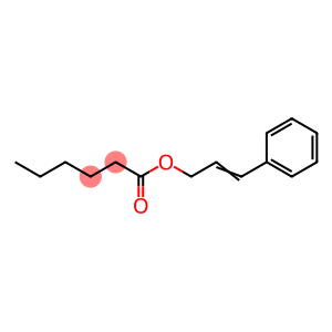Hexanoic acid, 3-phenyl-2-propen-1-yl ester
