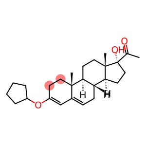 17α-Hydroxyprgesterone 3-cyclopentyl enol ether Pentagesterone