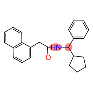 N-[cyclopentyl(phenyl)methyl]-2-(1-naphthyl)acetamide