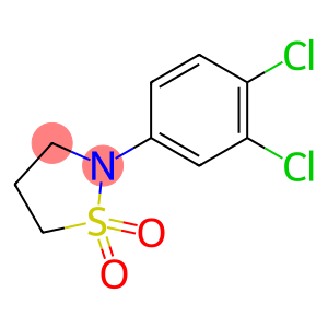 2-(3,4-dichlorophenyl)tetrahydro-1H-1lambda~6~-isothiazole-1,1-dione