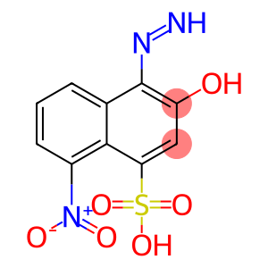 1-Naphthalenesulfonic acid, 4-diazenyl-3-hydroxy-8-nitro-
