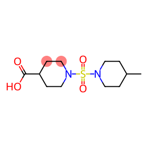 1-[(4-methyl-1-piperidyl)sulfonyl]piperidine-4-carboxylic acid