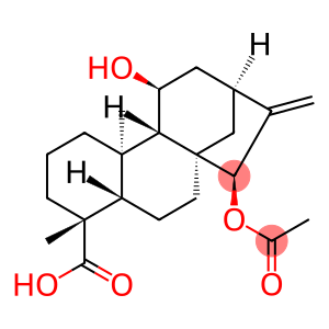 Kaur-16-en-18-oic acid, 15-(acetyloxy)-11-hydroxy-, (4α,11β,15β)-