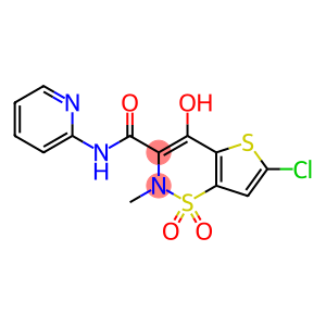 6-氯-4-羟基-2-甲基-N-2-吡啶基-2H-噻吩-(2,3-e)-1,2-噻嗪-3-碳乙二酰乙二胺-1,1-二氧化物