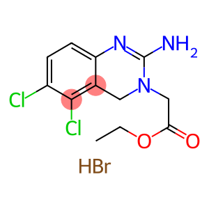 2-Amino-5,6-dichloro-3(4H)-quinazoline Acetic Acid Ethyl Ester Hydrobromide
