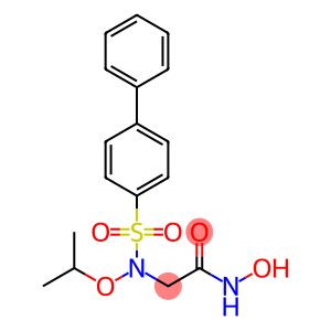 N-hydroxy-2-(N-isopropoxybiphenyl-4-ylsulfonamido)acetamide