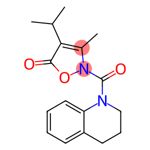 5(2H)-Isoxazolone, 2-[(3,4-dihydro-1(2H)-quinolinyl)carbonyl]-3-methyl-4-(1-methylethyl)-