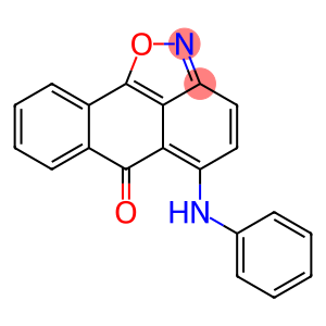 6H-Anthra[1,9-cd]isoxazol-6-one, 5-(phenylamino)- (9CI)