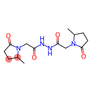 1-Pyrrolidineacetic acid, 2-methyl-5-oxo-, 2-[2-(2-methyl-5-oxo-1-pyrrolidinyl)acetyl]hydrazide