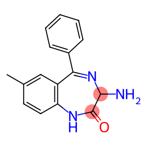 3-AMINO-5-FENYL-7-METHYL-1H-1,4-BENZODIAZEPINE-2(3H)-ON