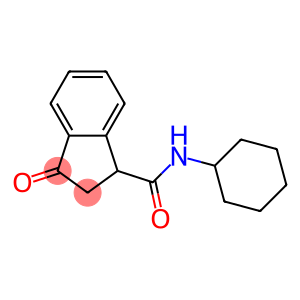 1H-Indene-1-carboxamide,N-cyclohexyl-2,3-dihydro-3-oxo-(9CI)
