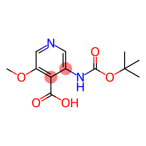 4-Pyridinecarboxylic acid, 3-[[(1,1-dimethylethoxy)carbonyl]amino]-5-methoxy-