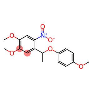 1,2-Dimethoxy-4-[1-(4-methoxyphenoxy)ethyl]-5-nitrobenzene
