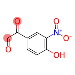 Benzeneacetaldehyde, 4-hydroxy-3-nitro-α-oxo-