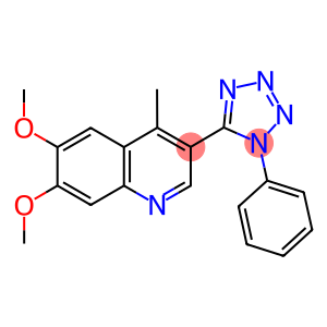 6,7-dimethoxy-4-methyl-3-(1-phenyl-1H-tetraazol-5-yl)quinoline