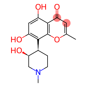 5,7-dihydroxy-8-[(3S,4R)-3-hydroxy-1-methylpiperidin-4-yl]-2-methylchromen-4-one