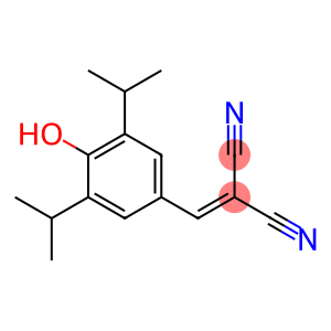 Propanedinitrile, 2-[[4-hydroxy-3,5-bis(1-methylethyl)phenyl]methylene]-