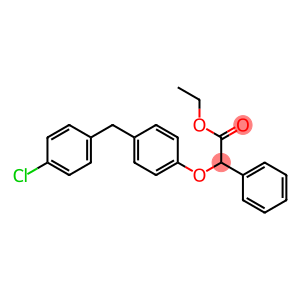 ethyl 2-[4-[(4-chlorophenyl)methyl]phenoxy]-2-phenyl-acetate