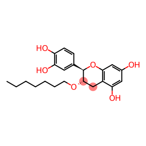 (2R)-2α-(3,4-Dihydroxyphenyl)-3β-(heptyloxy)-3,4-dihydro-2H-1-benzopyran-5,7-diol