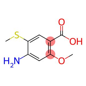 4-Amino-2-methoxy-5-(methylthio)benzoic Acid