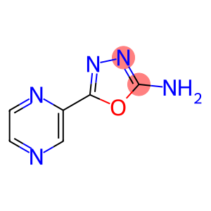 1,3,4-Oxadiazol-2-amine, 5-(2-pyrazinyl)-