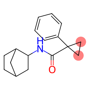Cyclopropanecarboxamide, N-bicyclo[2.2.1]hept-2-yl-1-phenyl-