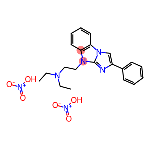 N,N-二乙基-2-苯基-9H-咪唑并[1,2-A]苯并咪唑-9-乙胺二硝酸盐