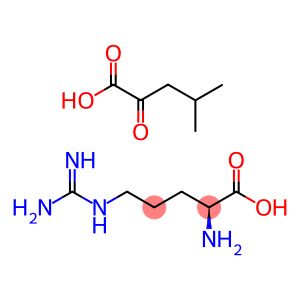 2-amino-5-(diaminomethylideneamino)pentanoicacid,4-methyl-2-oxopentanoicaci